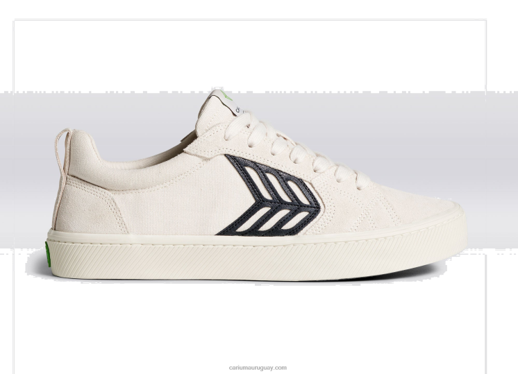blanquecino vintage/negro hombres 4F2V6130 Cariuma