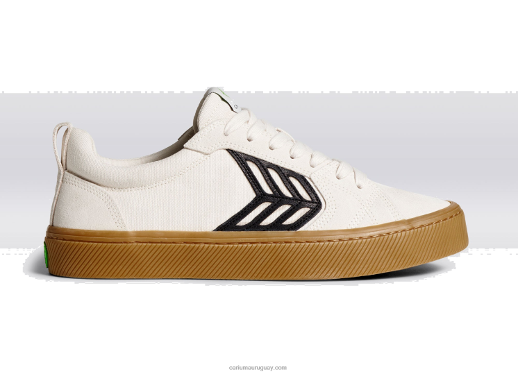 chicle vintage blanquecino/negro hombres 4F2V6127 Cariuma