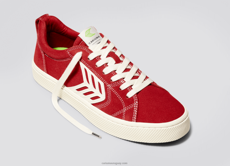 contraste rojo/marfil hombres 4F2V6138 Cariuma