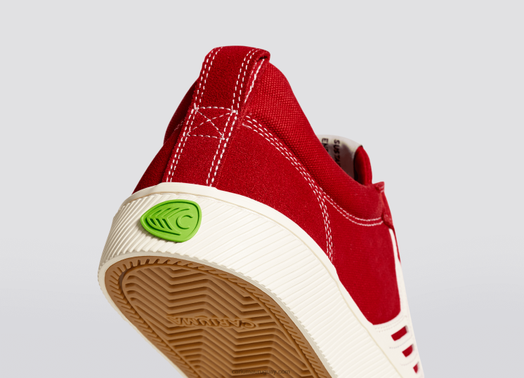 contraste rojo/marfil hombres 4F2V6138 Cariuma