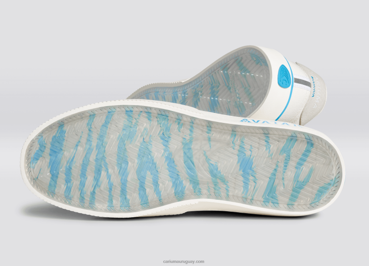 avatar blanquecino/azul hombres 4F2V676 Cariuma