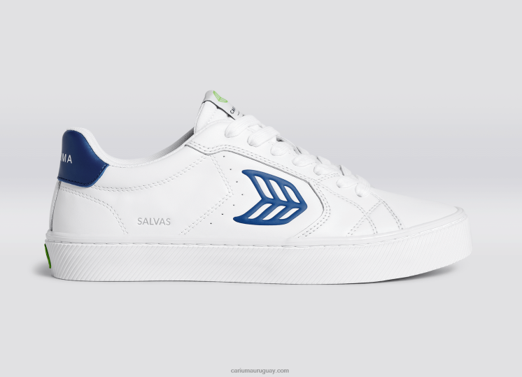 cuero lwg blanco/azul hombres 4F2V699 Cariuma