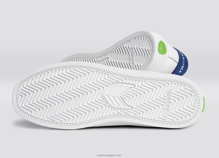 cuero lwg blanco/azul hombres 4F2V699 Cariuma