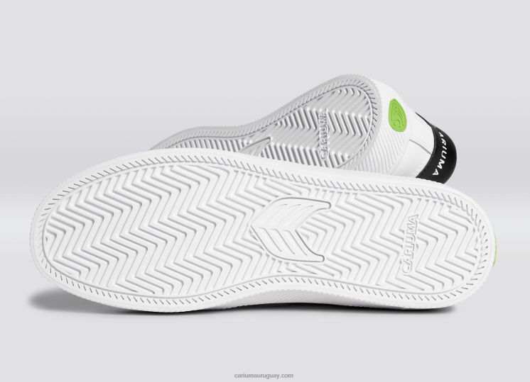 cuero lwg blanco/negro hombres 4F2V697 Cariuma
