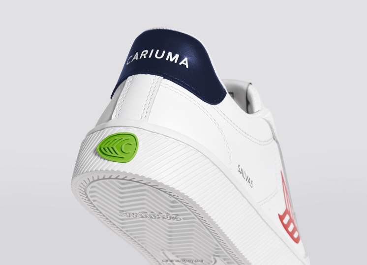 cuero lwg blanco/rojo hombres 4F2V6102 Cariuma