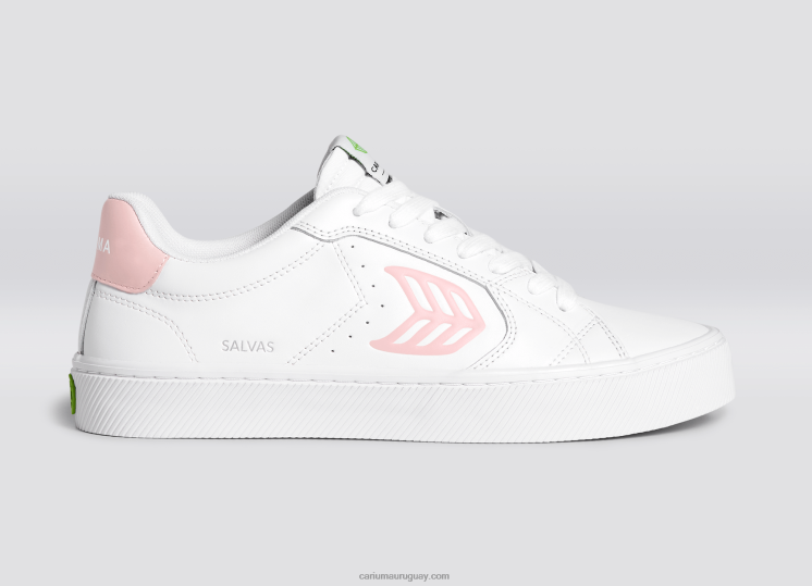 cuero lwg blanco/rosa hombres 4F2V6103 Cariuma