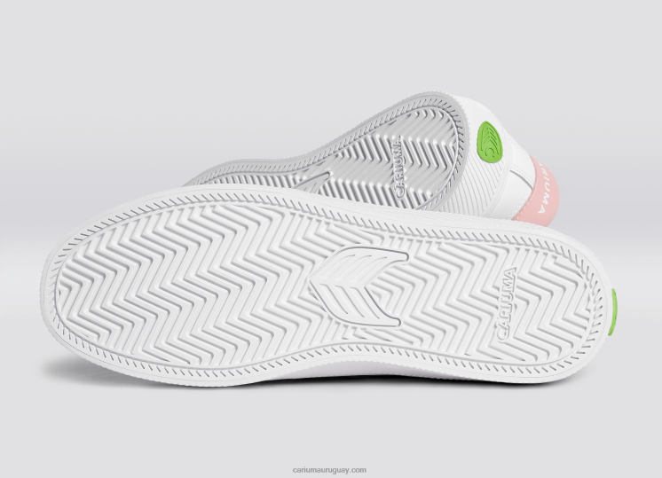 cuero lwg blanco/rosa hombres 4F2V6103 Cariuma