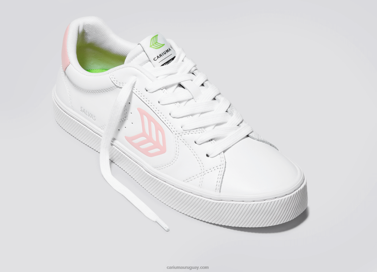 cuero lwg blanco/rosa hombres 4F2V6103 Cariuma
