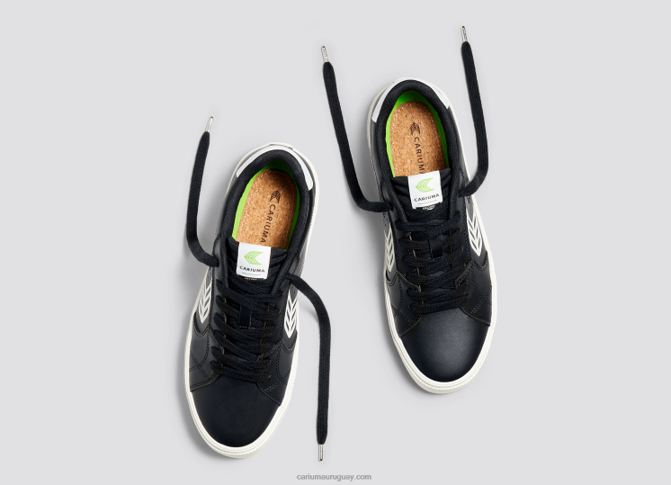 cuero lwg negro/blanco roto hombres 4F2V698 Cariuma
