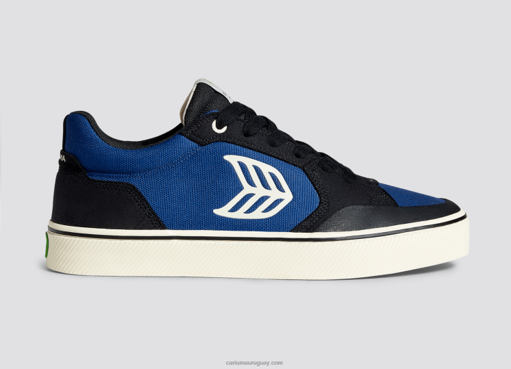 negro y azul/marfil hombres 4F2V6125 Cariuma
