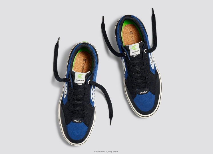 negro y azul/marfil hombres 4F2V6125 Cariuma
