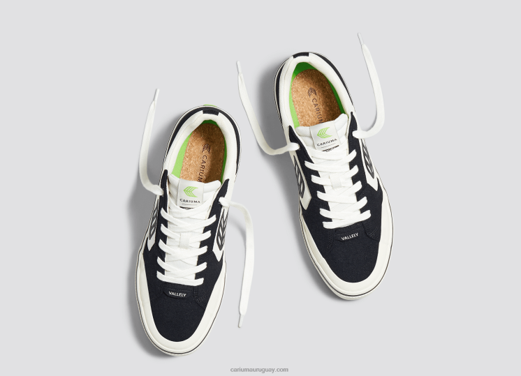vintage negro y blanco roto/negro hombres 4F2V6122 Cariuma