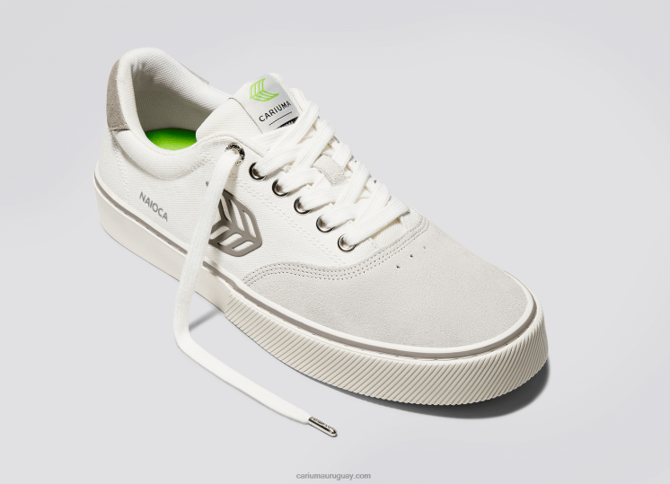 blanco roto vintage/gris mujer 4F2V6322 Cariuma