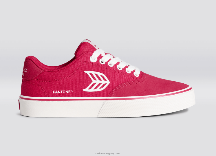pantone viva magenta/blanco roto mujer 4F2V6295 Cariuma
