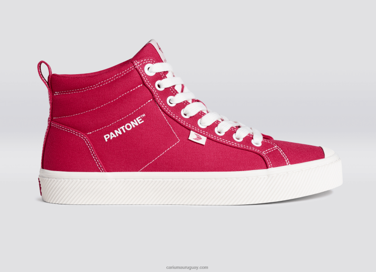 pantone viva magenta/lienzo blanquecino mujer 4F2V6280 Cariuma