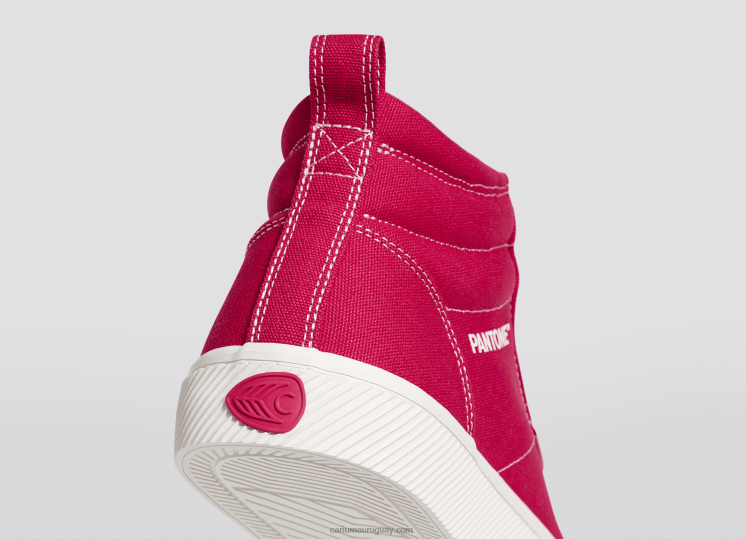 pantone viva magenta/lienzo blanquecino mujer 4F2V6280 Cariuma