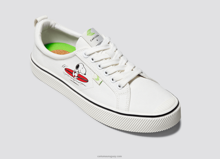 lienzo blanco roto cacahuetes surf mujer 4F2V6300 Cariuma