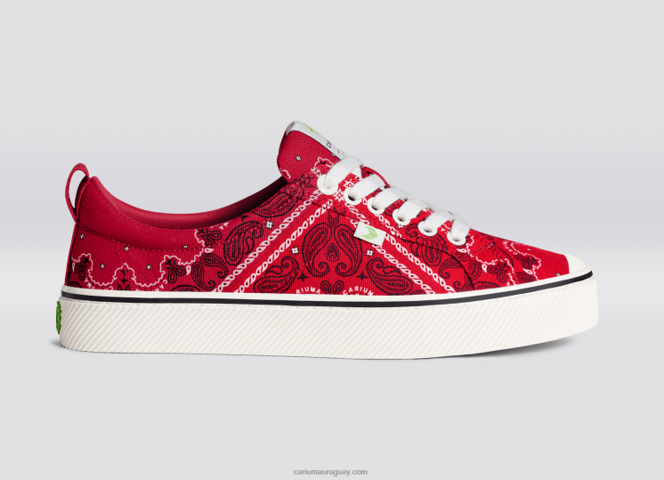 lienzo pañuelo rojo mujer 4F2V6236 Cariuma