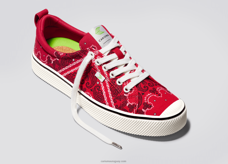 lienzo pañuelo rojo mujer 4F2V6236 Cariuma