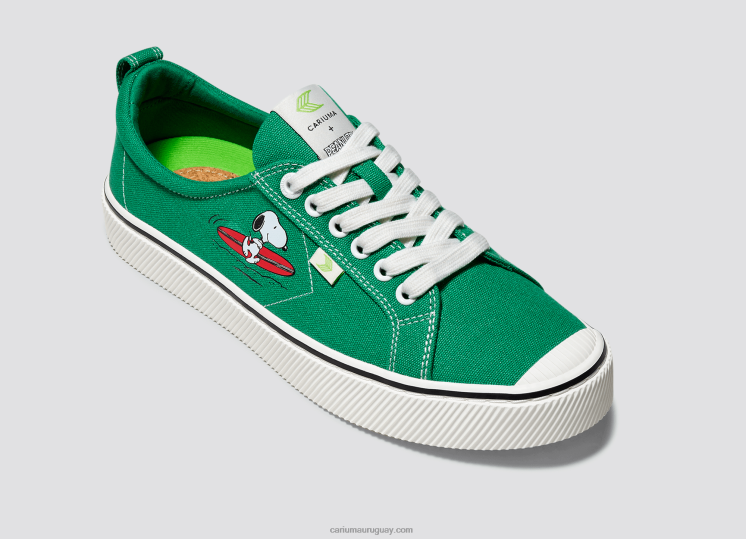 lona verde surf cacahuetes mujer 4F2V6301 Cariuma