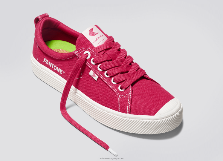 pantone viva magenta/lienzo blanquecino mujer 4F2V6251 Cariuma