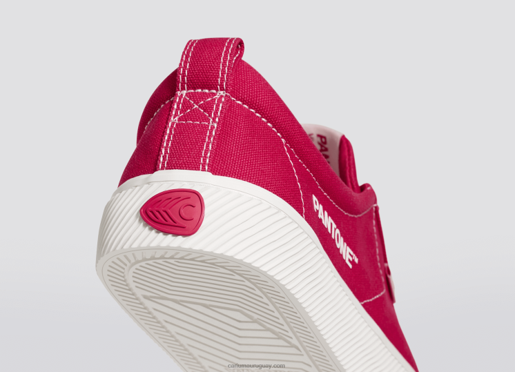 pantone viva magenta/lienzo blanquecino mujer 4F2V6251 Cariuma
