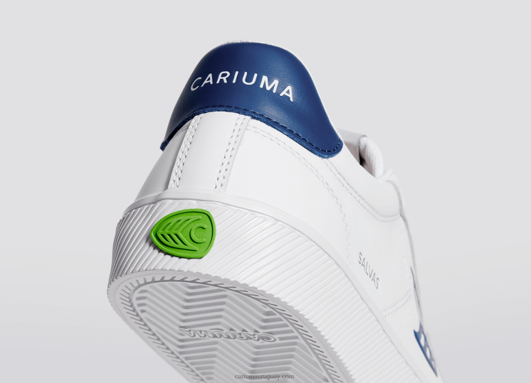 cuero lwg blanco/azul mujer 4F2V6318 Cariuma