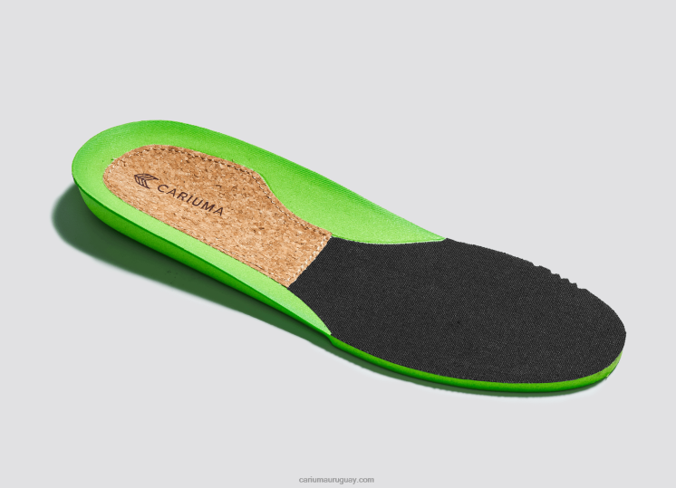pie derecho (zapato único)-todo goma negra/marfil mujer 4F2V6378 Cariuma
