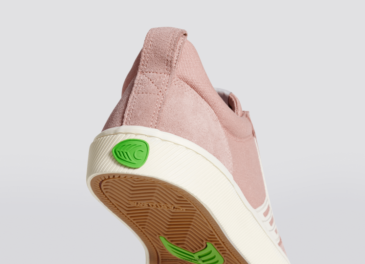 pie izquierdo (zapato único)-rosa/marfil mujer 4F2V6371 Cariuma