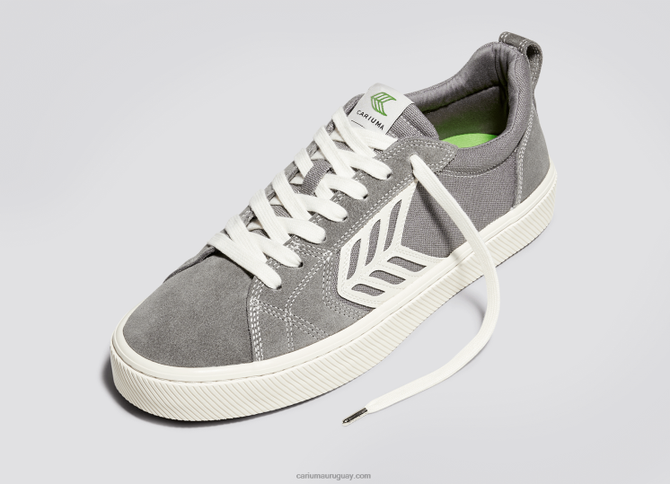 pie izquierdo(zapato sencillo)-gris contraste/marfil mujer 4F2V6368 Cariuma