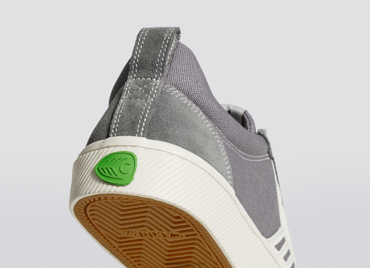 pie izquierdo(zapato sencillo)-gris contraste/marfil mujer 4F2V6368 Cariuma
