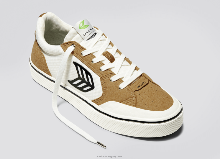 camel y blanco roto vintage/negro mujer 4F2V6338 Cariuma