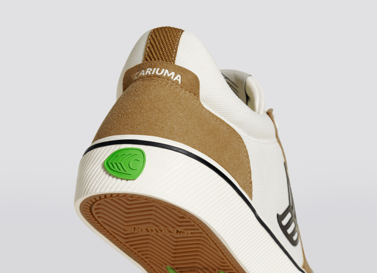 camel y blanco roto vintage/negro mujer 4F2V6338 Cariuma